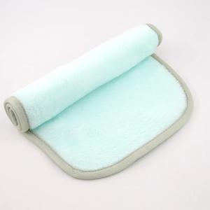 100% माइक्रोफाइबर ठोस पैटर्न मेकअप रिमूवर तौलिया स्नान और धोने के लिए सादे शैली की वाइप्स - Product Image 5