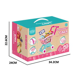 Chất Lượng Cao Siêu Thị Thực Phẩm Chơi <span class=keywords><strong>Set</strong></span> Giỏ Hàng Đồ Chơi Cho Trẻ Em - Product Image 3