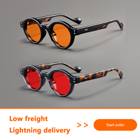 Nouvelles lunettes rondes rétro à la mode unisexes, anti-lumière bleue, monture optique, lunettes de lecture