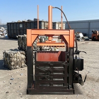 Presse à balles hydraulique pour déchets de papier, plastique, film, carton, bouteilles en plastique, canettes