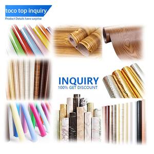 TOCO Autoadhesivo Película <span class=keywords><strong>de</strong></span> PVC Muebles Mostrador Gabinete Mesa Puerta Decoración Papel <span class=keywords><strong>de</strong></span> Contacto <span class=keywords><strong>para</strong></span> Baño Hogar Vinilo Autoadhesivo - Product Image 6