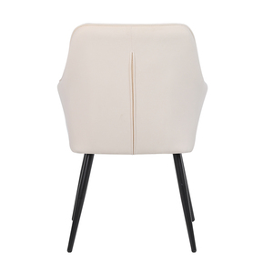 Chaises de salle à manger en tissu nordique moderne bon marché en gros pour hôtels restaurants cuisines finition velours table de salle à manger incluse - Product Image 6