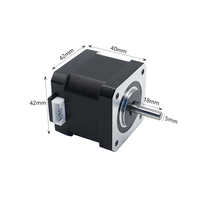 Nema 17 Bipolaire Stappenmotor 0.4a 26n. Cm Houden Koppel 4-Lead 1.8 Deg 42 Motor Voor Cnc Machine 3d Printer Hobby