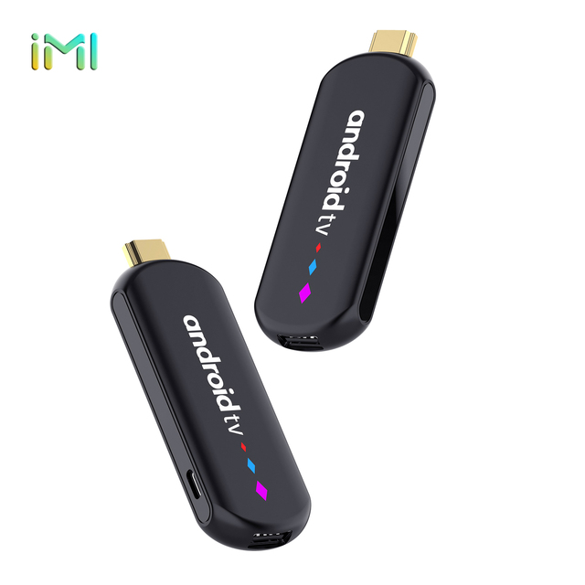 4K 2GB RAM 16GB ROM Android 14 TV Stick 2.4G 5G Dual-band WIFI Amlogic S905L3 Quad Core Smart Voice Remote