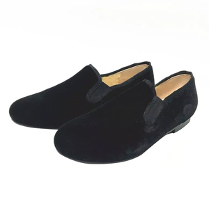 Scarpe autunnali <span class=keywords><strong>donna</strong></span> slip-on scarpe da <span class=keywords><strong>donna</strong></span> elastiche <span class=keywords><strong>ballerine</strong></span> in velluto nero di alta qualità penny mocassini <span class=keywords><strong>ballerine</strong></span> da <span class=keywords><strong>donna</strong></span> - Product Image 2