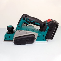 Rabot électrique sans fil à batterie au lithium rechargeable de 82mm rabot à bois portable tondeuse de bord 0-2mm raboteuse à bois électrique