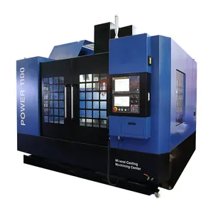 Hassas işleme merkezi güç 1100 3 eksen mineral döküm işleme merkezi fresadora cnc freze makinesi