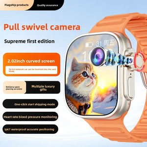 B33 Smart Card Watch S10 top-nạp mới siêu độ nét cao AMOLED Màn hình truy cập mạng đầy đủ Android hoạt động vuông đồng hồ - Product Image 4