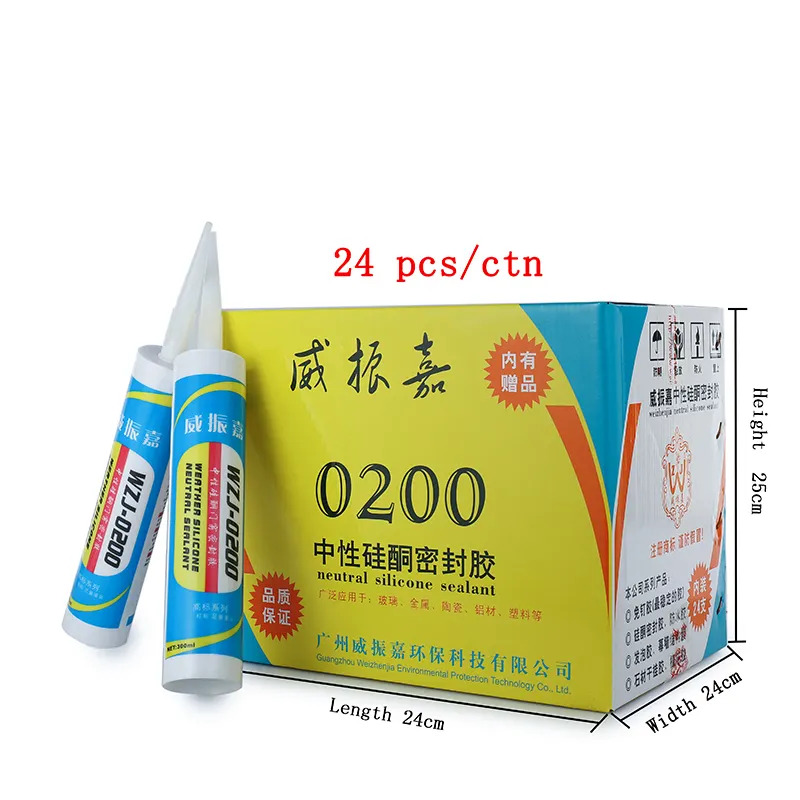 Hot selling Water resistance glass fixing glue neutral silicone sealant for windows and doors