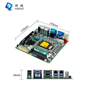 เมนบอร์ด Yentek A570M1 Mini ITX LGA1200 DDR4 รองรับ Dual NIC 6 SATA สำหรับอุตสาหกรรม พร้อม PCIe - Product Image 1