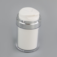 Pot cosmétique vide personnalisé 15g 30g 50g 100g, flacon pompe airless en acrylique pour soins de la peau, pot à crème airless avec pompe