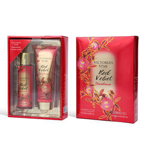 Alta calidad 250ml Private Label Body Mist con 236ml Ladies Body Cream Lotion Set Caja de regalo - Product Image 1