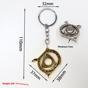 Mazda Rotary <strong>Engine</strong> Keychain Fashionable Metal Pendant Enamel UV Printing Cars Cross-Border Key Ring Featuring Leather Crystal - Product Image 4