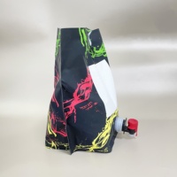 5L Stand up Pouch Sac de papier d'aluminium Emballage de vin Cocktail Pack en plastique Stand up Pouch Pocket avec Vitop