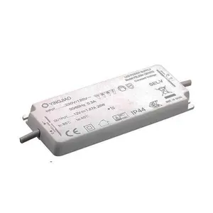 Driver Led Ultra sottile personalizzato 15W 20W IP44 500mA 700mA Driver LED dimmerabili impermeabili a corrente costante