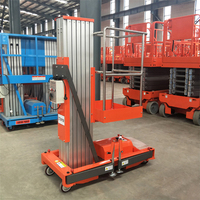 Installation de climatiseur électrique en aluminium Offre Spéciale Man Lift Plate-forme élévatrice de mât de travail surélevé aérien hydraulique