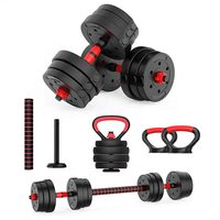 Haltères réglables en ciment avec ensemble d'haltères libres de fitness en stock