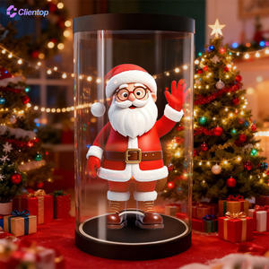 ตู้โฮโลแกรมแบบกำหนดขนาดเองพร้อมระบบโต้ตอบ AI หลอดโฮโล AI สนทนาด้วยมนุษย์ดิจิทัล กล่องโฮโลแกรม 3 มิติ สำหรับขายเครื่องประดับและรองเท้าผ้าใบ - Product Image 6