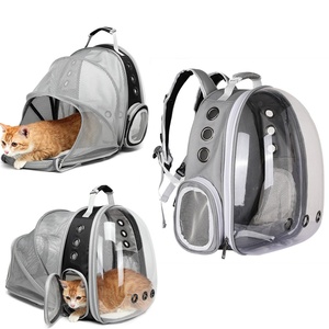 Mochila Transpirable para Mascotas con Logotipo Personalizado, Bolsa de Transporte para Gatos y Perros, Diseño de Astronauta, Cápsula Espacial Transparente - Product Image 3