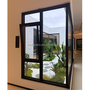 <span class=keywords><strong>Baie</strong></span> <span class=keywords><strong>vitrée</strong></span> Lowes Fenêtre à double vitrage à rupture thermique Fenêtres à battant en aluminium - Product Image 6