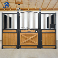JHorse Factory Direct - Écurie de chevaux de style européen, box de luxe en métal avec fente pour l'alimentation