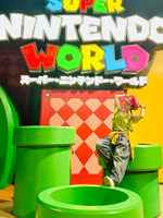 Großer Mario-Würfel aus Fiberglas, handgefertigte Leuchtskulptur für Außenspielplätze und Ladendekoration