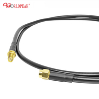 Câble de raccordement SMA mâle vers SMA femelle 1m pour boîtier de module RF, assemblage flexible à faible perte LMR200