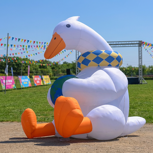 Ganso Inflable Gigante Blanco para Publicidad, Modelo <span class=keywords><strong>de</strong></span> Animal Inflable, Decoración <span class=keywords><strong>de</strong></span> <span class=keywords><strong>Cisne</strong></span> Inflable para Eventos - Product Image 3