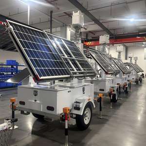 مقطورة كاميرات متنقلة تعمل بالطاقة الشمسية بقوة <span class=keywords><strong>3</strong></span>×600 واط، مقطورات مراقبة تعمل بالطاقة الشمسية، كاميرات مراقبة تعمل بالطاقة الشمسية - Product Image 4