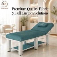 Verstellbare Klappbare Metall-Therapieliege mit Integrierter Kopfstütze für Massage & Schönheitssalons und Wohnzimmer