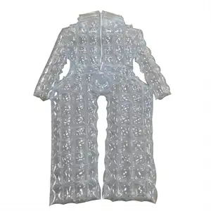 ملابس بيلي المخصصة الشفافة القابلة للنفخ، ملابس من مادة كلوريد البولي فينيل القابلة للنفخ للكبار