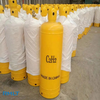 Gaz de soudage industriel de haute pureté Prix du gaz acétylène de haute pureté Gaz et bouteille C2H2