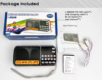 Meilleure Vente au Canada et en Inde : Radio Portable AM/FM L-088am, Lecteur MP3 Gurbani, Haut-Parleurs USB, Radio de Poche, Lecteur Coranique