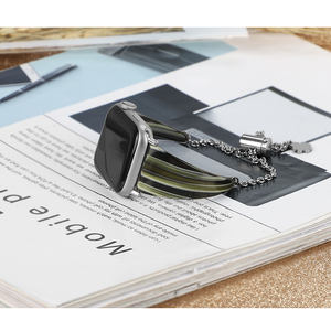 Brassard pour <span class=keywords><strong>femme</strong></span> pour <span class=keywords><strong>apple</strong></span> <span class=keywords><strong>Watch</strong></span> <span class=keywords><strong>40mm</strong></span> 41mm 42mm 45mm 46mm 49mm <span class=keywords><strong>Bracelet</strong></span> de luxe en résine kaki pour iwatch Ultra <span class=keywords><strong>Se</strong></span> Series 10 9 8 - Product Image 5