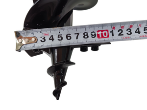 เครื่องเจาะโลหะอัลลอยสองทาง4นิ้ว10ซม. * 80ซม. เครื่องมือสำหรับสวนแบบเปลี่ยนใบมีดอุปกรณ์เจาะพื้น - Product Image 3