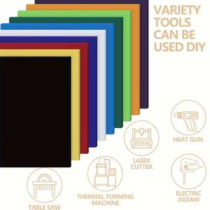 DIY <b>Acrylic</b> Craft Art Display Plaques-10 <b>Laser</b>-Cut Sheets Colored Pmma/MMa Bending Polishing <b>Engraving</b> <b>Services</b> Included - Product Image 5