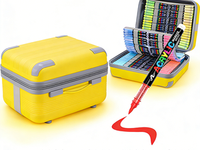 Ensemble de stylos marqueurs acryliques imperméables personnalisés de 12 à 360 couleurs, stylo pour peinture artistique, bricolage, dessin à la main, vente en gros OEM