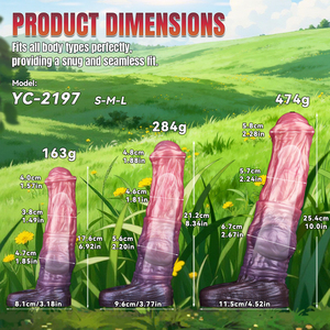 YOCY Dildo a Forma di Cavallo Cavo da 10 Pollici, Estensore del Pene, Guaina per Pene, Ingrandimento del Pene, Potenziatore Sessuale per Uomini - Product Image 2