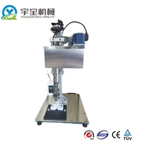 Machine de sertissage et de bouchage automatique électrique à tête unique 800 bouteilles/heure - Utilisation pour bouteilles en verre/plastique/métal dans l'industrie chimique