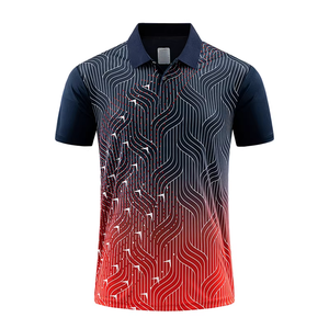 Camisetas Polo de Manga Corta de Secado Rápido Unisex, Logotipo Personalizable Impreso, Ropa Deportiva Informal de Golf, Transpirable, Multicolor - Product Image 3