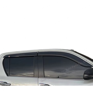Déflecteurs de Vitres en Fibre de Carbone Pare-Soleil et Pare-Pluie Sur Mesure pour TOYOTA Hilux GR 2016-2023 - Product Image 4