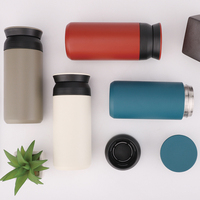 Taza Japonesa Personalizada con Logotipo, Termo para Bebidas Frías, Botella Térmica para Camping, Termo de Café de Doble Pared