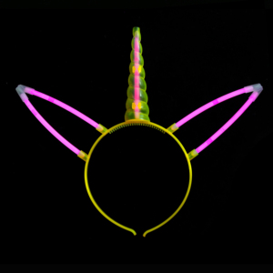 <span class=keywords><strong>Licorne</strong></span> Bandeau Party Favor Fantaisie En Plastique Glow Stick Bandeau Enfants Adultes Lumineux Bandeau D'anniversaire Glow Party - Product Image 5