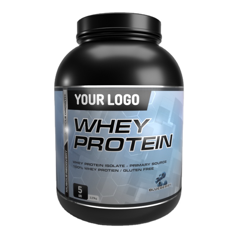 GMP Zertifiziert 5lbs Gold Standard Whey Protein Isolat Pulver mit Verschiedenen Geschmack