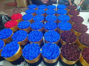 SPR Jabón Rosa ramo de flores Peonías Flores artificiales Centros de mesa Fiesta Boda Fondo Decoración Mesa Flor Rosa - Product Image 6