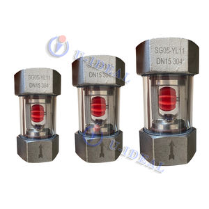 Indicateur de <span class=keywords><strong>d</strong></span>ébit BSPT femelle en ligne pour fenêtre en acier inoxydable 1 \ "Turbine Hydraulique Huile <span class=keywords><strong>Eau</strong></span> Vannes Acier inoxydable 304 - Product Image 1