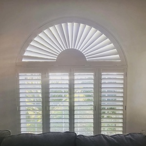 Hot bán thân thiện với môi Tùy chỉnh hình Arc hoàng hôn trồng cửa chớp nhà máy Outlet Rèm Shades & cửa chớp - Product Image 3