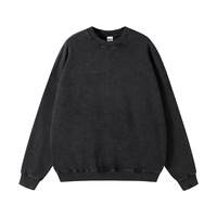 Sudadera con Capucha de Invierno Vintage, 100% Algodón, 420 g/m², Lavado Ácido, de Alta Calidad, con Logotipo Estampado, Unisex