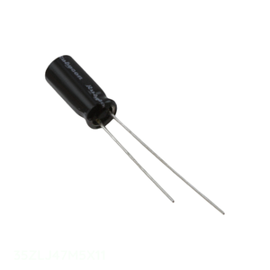ตัวเก็บประจุแบบ35ZLJ47M5X11 47 uF 20% 35V ตัวเก็บประจุแบบมีรูระบายความร้อนผ่านรู - Product Image 1