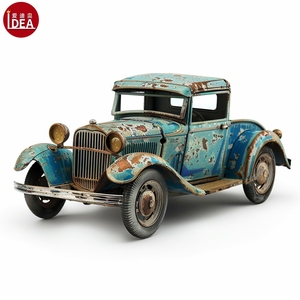 Modellino <span class=keywords><strong>Auto</strong></span> in Metallo Vintage <span class=keywords><strong>Ford</strong></span> Pickup Effetto Ruggine, Decorazione da Tavolo per Casa, Modellino <span class=keywords><strong>Auto</strong></span> da Collezione in Diecast - Product Image 2